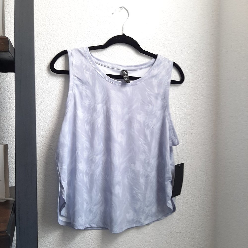 NWT 90 Degree by Reflex Tank Top Dance Workout Shirt Women’s Size Large